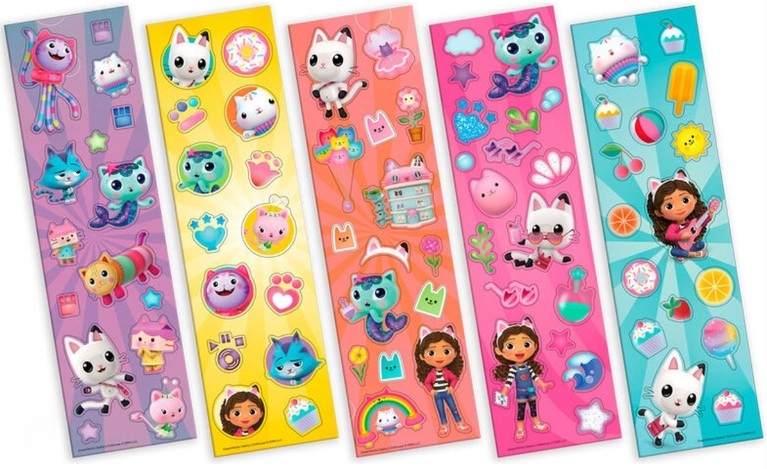 Kids Euroswan Sada samolepiek - Gabby Dollhouse